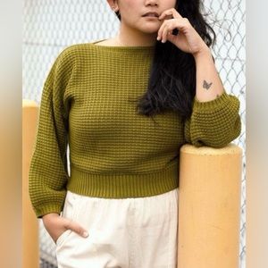 Curator Clove Sweater in Avocado